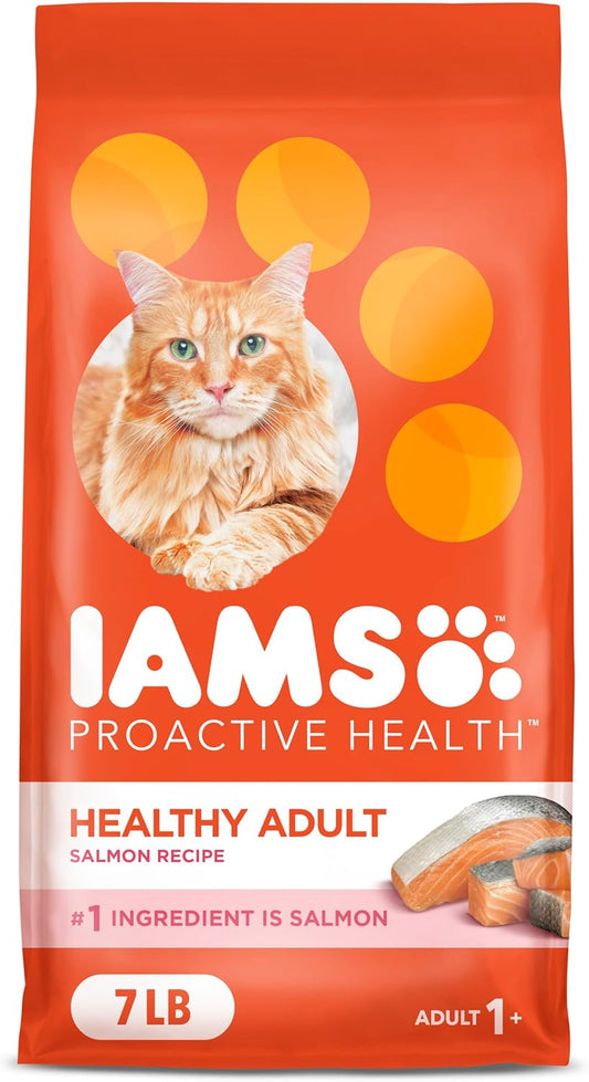 Proactive Health Adult Healthy Dry Cat Food with Salmon, 7 Lb. Bag